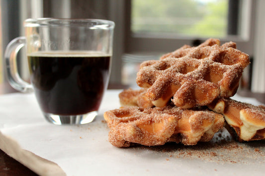 Cinnamon Doughnut Waffles