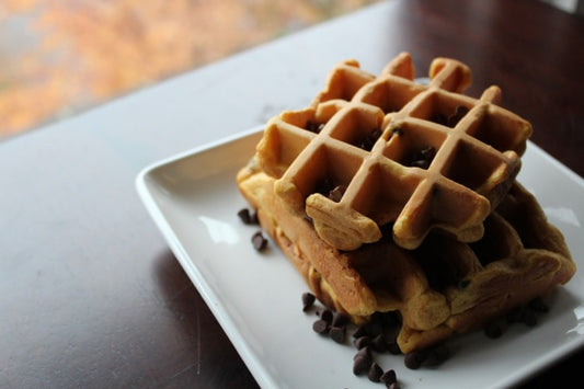 Pumpkin Chocolate Chip Waffles