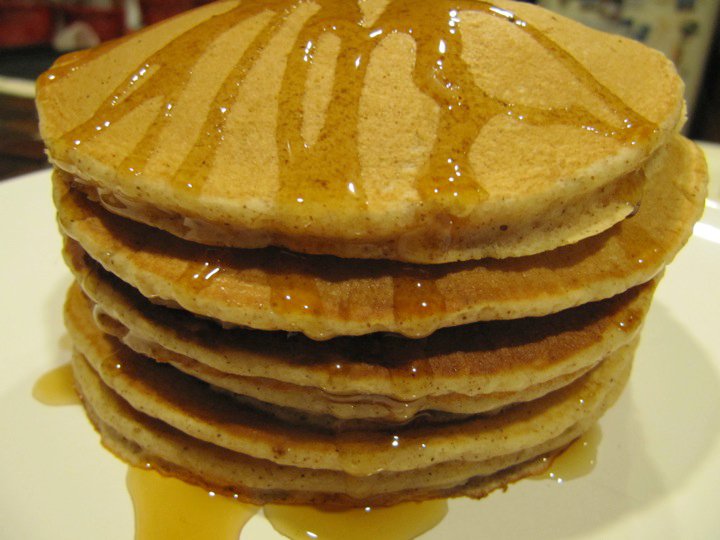 Healthy Apple-Cinnamon Gourmet Pancakes