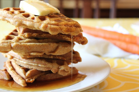 Carrot Cake Waffles