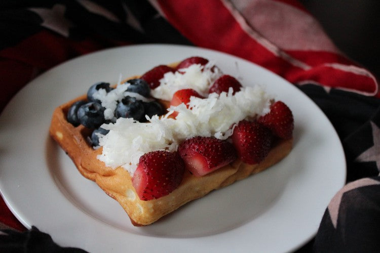 Fourth of July Waffles!