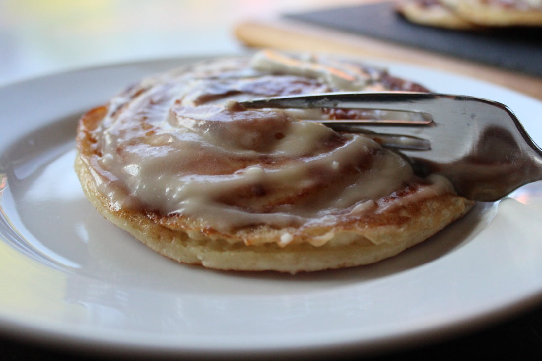 Cinnamon Roll Pancakes