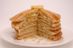 For Fluffier Gourmet Pancakes
