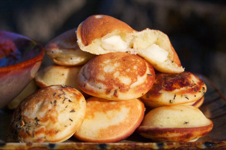 Pizza Gourmet Pancake Puffs
