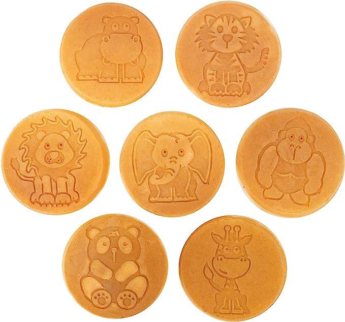 Animal Mini Pancake Pan - Makes 7 Flapjack Zoo Animals