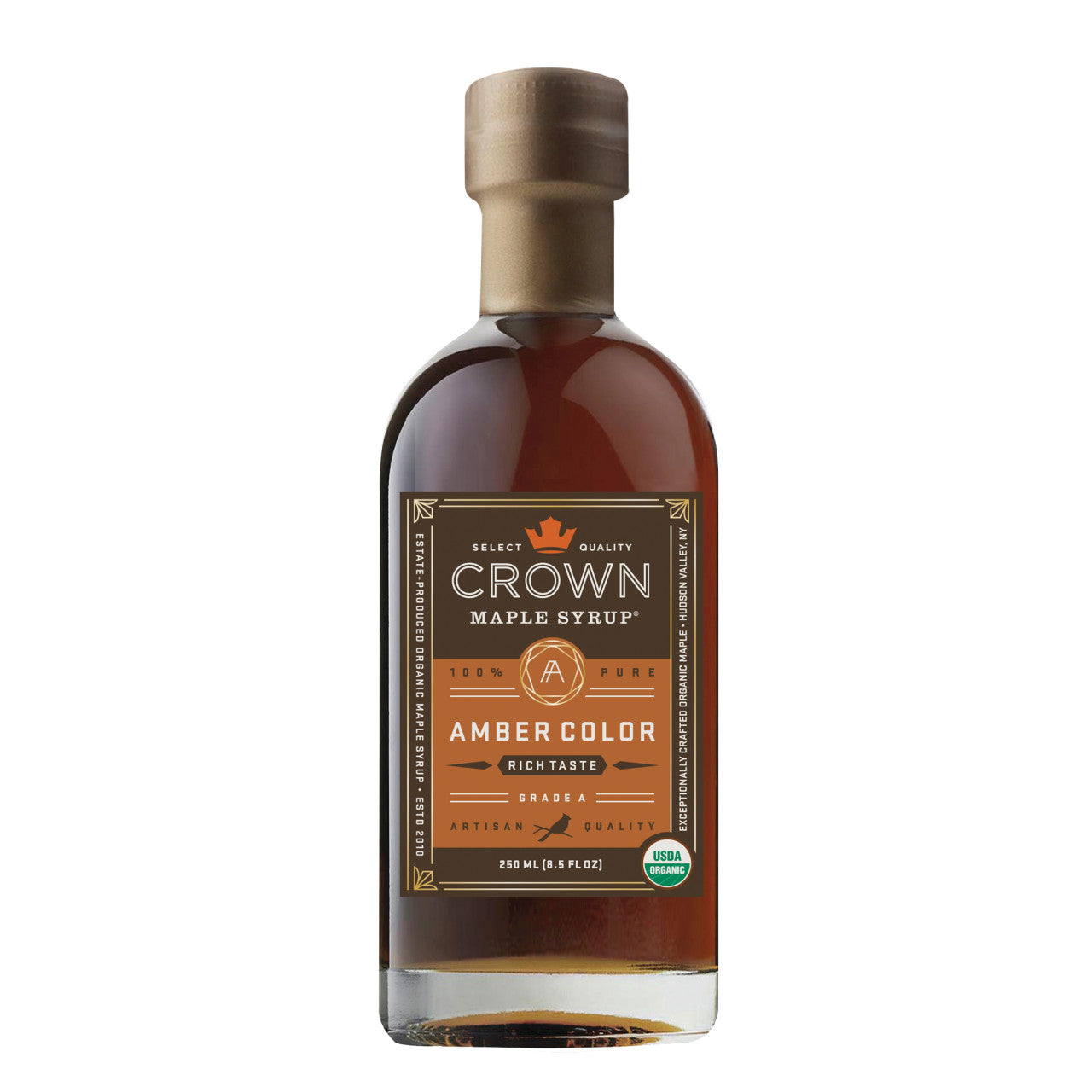 Amber Maple Pure Maple Syrup – Crown Maple Medium Amber (8.5 oz) – SweetStacks